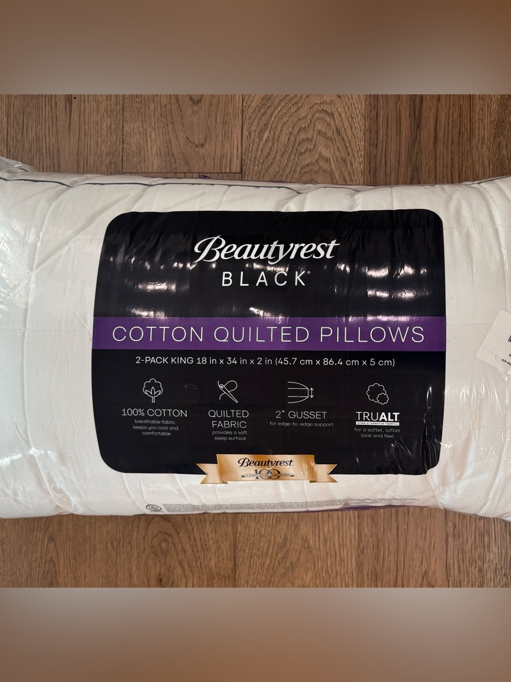 BEAUTYREST BLACK
2pk Luxurious Cooling Down Alternative Pillows